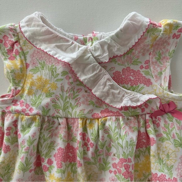 Janie and Jack 0-3 Months Baby Girl Floral Romper - Picture 7 of 7